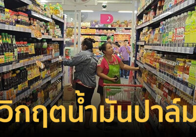 วิกฤตน้ำมันปาล์มตรัง พุ่งลังละ 700 บาท ห้างท้องถิ่นต้องจำกัดการซื้อ