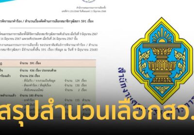 กกต.สรุปสำนวนเลือกสว.ยื่นศาลแล้ว13 ดำเนินคดีอาญา10 สำนวน